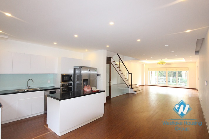Beautiful large-sized house for rent on Dang Thai Mai, Tay Ho, Hanoi